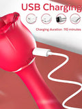 Erojen Bölge Etkili Çift Taraflı Şarjlı Vibratör - S536-6 Erojen Bölge Etkili Çift Taraflı Şarjlı Vibratör - S536-6