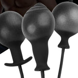 Şişebilen Pompalı Boğumlu Anal Plug Siyah - BDM1815 Şişebilen Pompalı Boğumlu Anal Plug Siyah - BDM1815