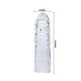 14 cm Damarlı Uzatmalı Şeffaf Silikon Penis Kılıfı - B1003 14 cm Damarlı Uzatmalı Şeffaf Silikon Penis Kılıfı - B1003