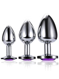 NOXXX Çelik Anal Plug 3'lü Set - NN04 NOXXX Çelik Anal Plug 3'lü Set - NN04