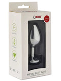 NOXXX Çelik Anal Plug Orta Boy - 401002 NOXXX Çelik Anal Plug Orta Boy - 401002