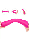 Güçlü Esnek Şarjlı Vibratör 21 cm - S026-2 Güçlü Esnek Şarjlı Vibratör 21 cm - S026-2