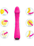 Güçlü Esnek Şarjlı Vibratör 21 cm - S026-2 Güçlü Esnek Şarjlı Vibratör 21 cm - S026-2