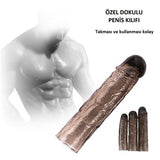 Ucu Dolgulu Uzatmalı 3'lü Zenci Penis Kılıfı Seti - U6141 Ucu Dolgulu Uzatmalı 3'lü Zenci Penis Kılıfı Seti - U6141