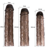 Ucu Dolgulu Uzatmalı 3'lü Zenci Penis Kılıfı Seti - U6141 Ucu Dolgulu Uzatmalı 3'lü Zenci Penis Kılıfı Seti - U6141