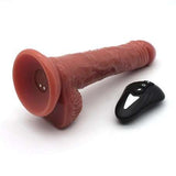 USB Manyetik Şarjlı 20 cm İleri Geri Hareketli Titreşimli Dildo - BDM1311 USB Manyetik u015earjlu0131 20 cm u0130leri Geri Hareketli Titreu015fimli Dildo - BDM1311