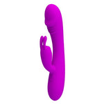 Usb Şarjlı 30 Fonksiyonlu Klitoris Uyarıcılı Teknolojik Tavşan Vibratör Penis - BDM4285