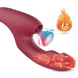 USB Şarjlı 7 Emme ve Titreşim Uyarım Fonksiyonlu Isıtmalı Teknolojik Vibratör - BDM1535 USB Şarjlı 7 Emme ve Titreşim Uyarım Fonksiyonlu Isıtmalı Teknolojik Vibratör - BDM1535