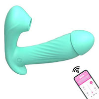 USB Şarjlı Telefondan Kumandalı Isıtıcılı Klitoris Emme Fonksiyonlu Teknolojik Vibratör - BDM1541