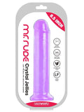 8.5" Realistik Mor Jel Dildo 21.5 cm - VN319003P 8.5" Realistik Mor Jel Dildo 21.5 cm - VN319003P