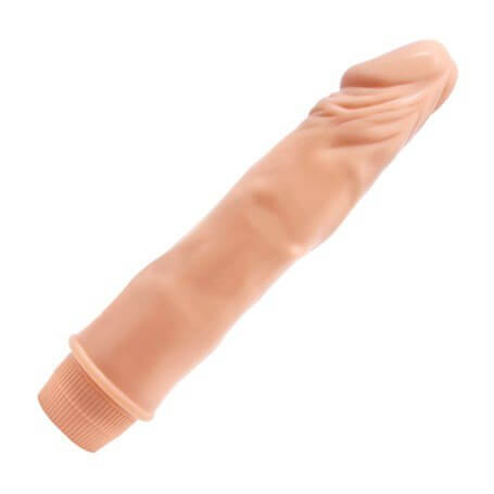 Güçlü Titreşimli 21,5 cm Realistik Vibratör Gerçekci Penis Dildo - BDM1050