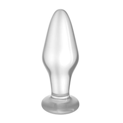 10 cm Pürüzsüz Cam Anal Tıkaç - GS11
