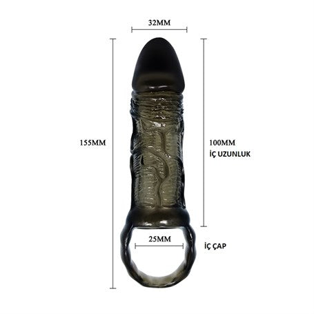 10 cm Zenci Penis Kılıfı - BDM2621