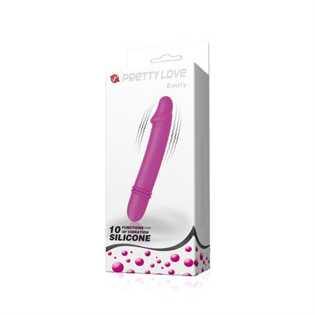 10 Fonksiyonlu Teknolojik Dildo Vibratör - Emily - BDM4466
