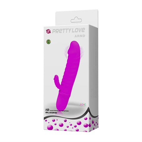 Arnd 10 Fonksiyonlu Klitoris Uyarıcılı Vibratör Dildo - BDM1428