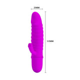 %30 İndirim – Arnd 10 Fonksiyonlu Klitoris Uyarıcılı Vibratör Dildo - CA-BDM1428