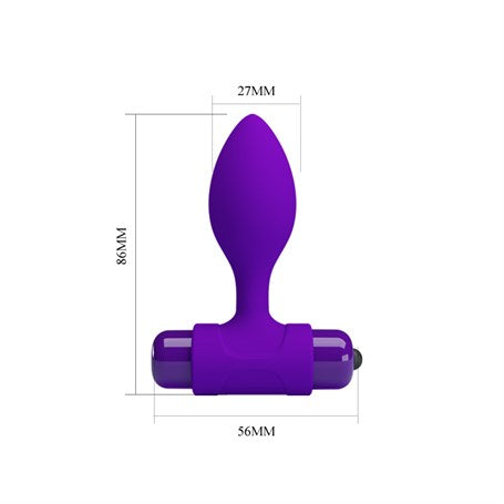 10 Fonksiyonlu Titreşimli Anal Plug - BDM4077