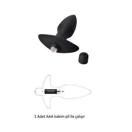 10 Fonksiyonlu Titreşimli Anal Plug - BDM1022