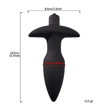 10 Fonksiyonlu Titreşimli Anal Plug - BDM1022