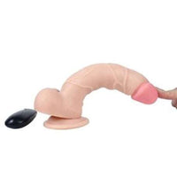 21 cm Belden Bağlamalı Titreşimli Realistik Dildo Penis Set - CA-U6087B