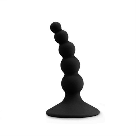 10,4 cm Vantuzlu Boğumlu Anal Plug - 1023