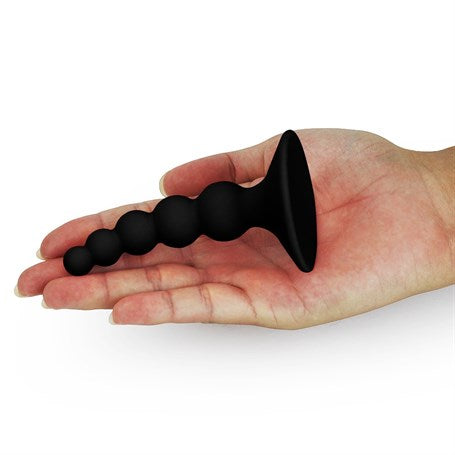 10,4 cm Vantuzlu Boğumlu Anal Plug - 1023