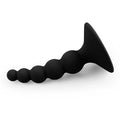 10,4 cm Vantuzlu Boğumlu Anal Plug - 1023