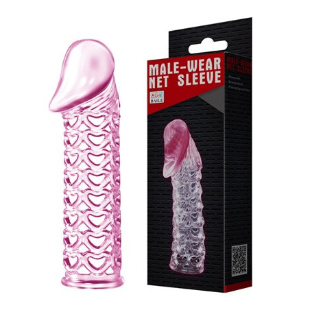 11,5 cm Silikon Şeffaf Penis Kılıfı - B1114