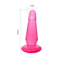 12 cm Vantuzlu Jel Anal Plug - B1111