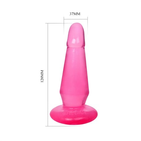 12 cm Vantuzlu Jel Anal Plug - B1111