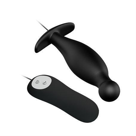 12 Fonksiyon Kumandalı 11,7 cm Titreşimli Anal Plug - B1261