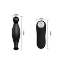 12 Fonksiyon Kumandalı 11,7 cm Titreşimli Anal Plug - B1261