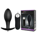 12 Fonksiyon Kumandalı 8,5 cm Titreşimli Anal Plug - B1262