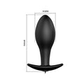 12 Fonksiyon Kumandalı 8,5 cm Titreşimli Anal Plug - B1262