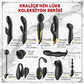 12 Parçalı 18K Altın Kaplamalı Elit Vibratör Seti - Queen's Collection - BDM1905