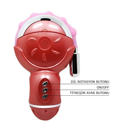 12 Anal Titreşim ve 6 Vajinal Dil Uyarım Fonksiyonlu Teknolojik Vibratör - BDM4100