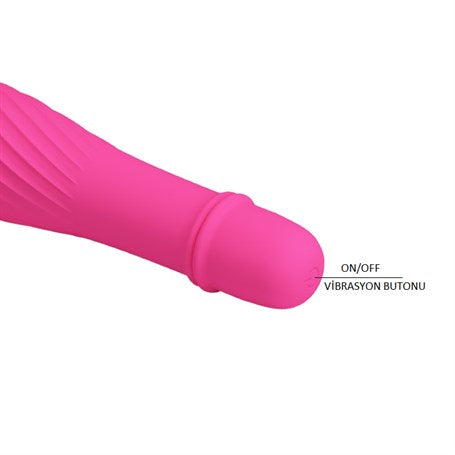 12,3 cm Güçlü Titreşimli Özel Kıvrımlı Teknolojik Vibratör - BDM1453