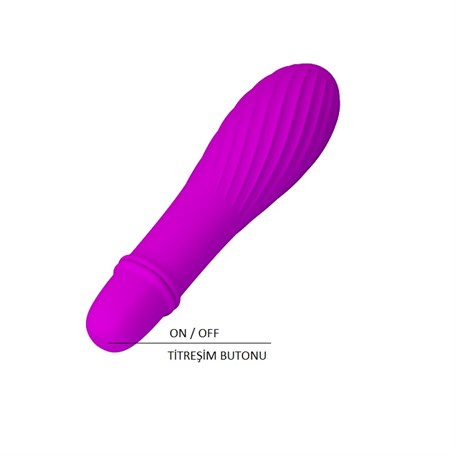 12,3 cm Güçlü Titreşimli Özel Kıvrımlı Teknolojik Vibratör - BDM14503