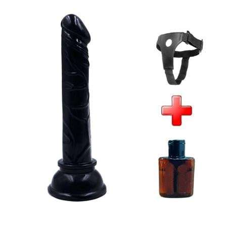 13 cm Belden Bau011flamalu0131 Testissiz Vantuzlu Realistik Zenci Penis Anal Vajinal Dildo - PX081SB