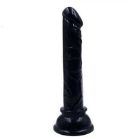 13 cm Belden Bau011flamalu0131 Testissiz Vantuzlu Realistik Zenci Penis Anal Vajinal Dildo - PX081SB