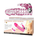 13 cm Klitoris Uyarıcılı Titreşimli Penis Kılıfı - B1251