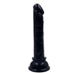 13 cm Testissiz Vantuzlu Realistik Zenci Penis Anal Vajinal Dildo - PX081S