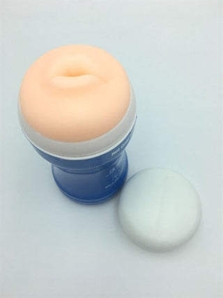 🏷️ [DEV İNDİRİM] %38 İndirim – 14 cm Gerçekçi Doku Realistik Suni Oral Mastürbatör - CA-BDM7003O