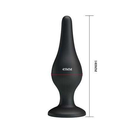 14 cm Vantuzlu Anal Alıştırıcı Tıkaç - BDM1449