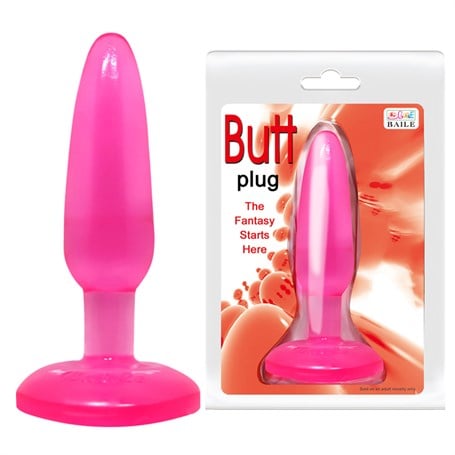14 cm Vantuzlu Jel Anal Plug - B1012