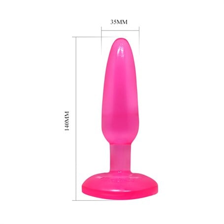 14 cm Vantuzlu Jel Anal Plug - B1012