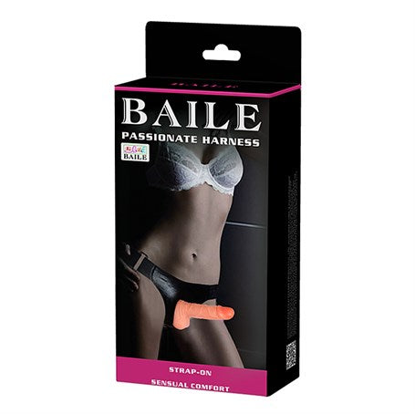 15 cm Belden Bağlamalı İçi Dolu Strapon Penis - BDM2218