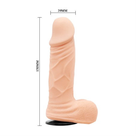 15 cm Belden Bağlamalı İçi Dolu Strapon Penis - BDM2218