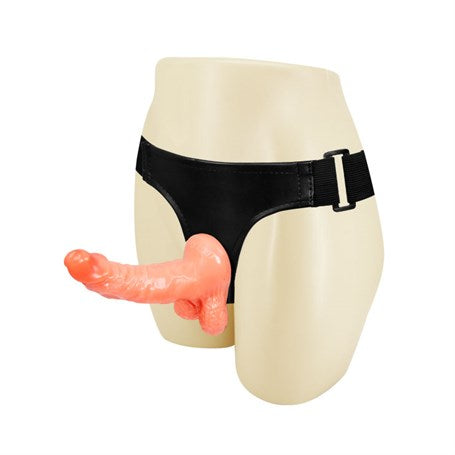 15 cm Belden Bağlamalı İçi Dolu Strapon Penis - BDM22007