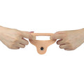 15 cm Realistik Titreşimli Anal Dildo & Penis Halkası - LV1131